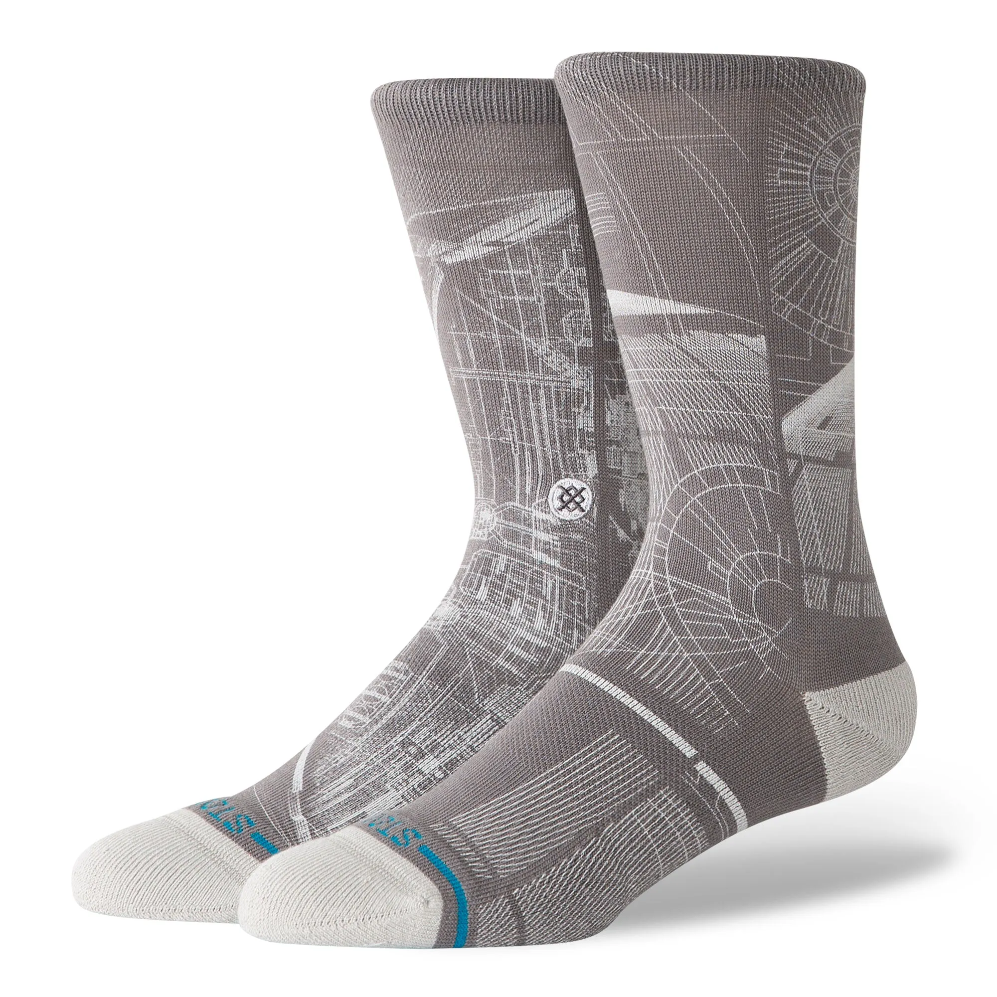 Death Star SW Crew Socks sold by OVERKILL