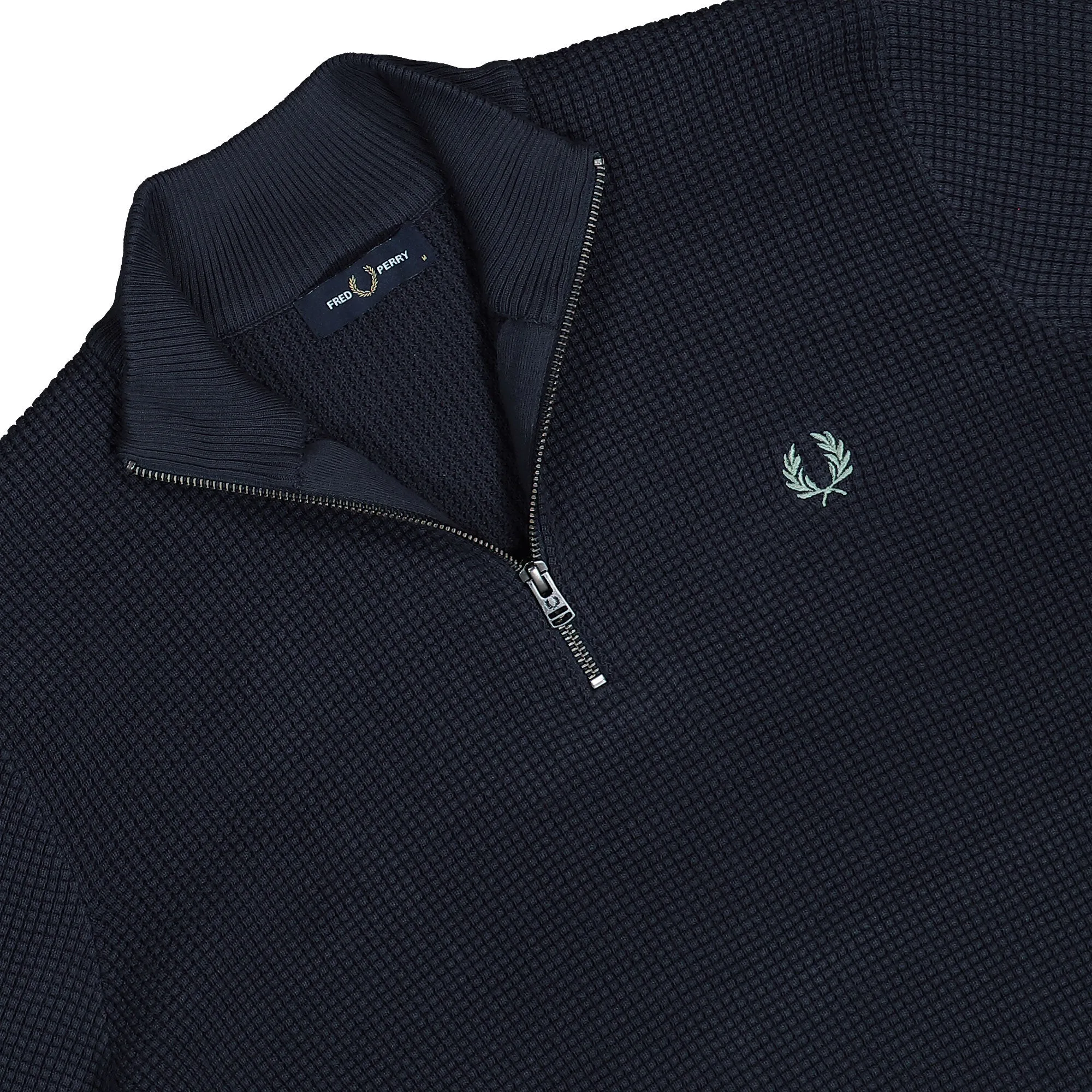 Waffle Stitch Half Zip Jumper sold by OVERKILL product image thumbnail 5
