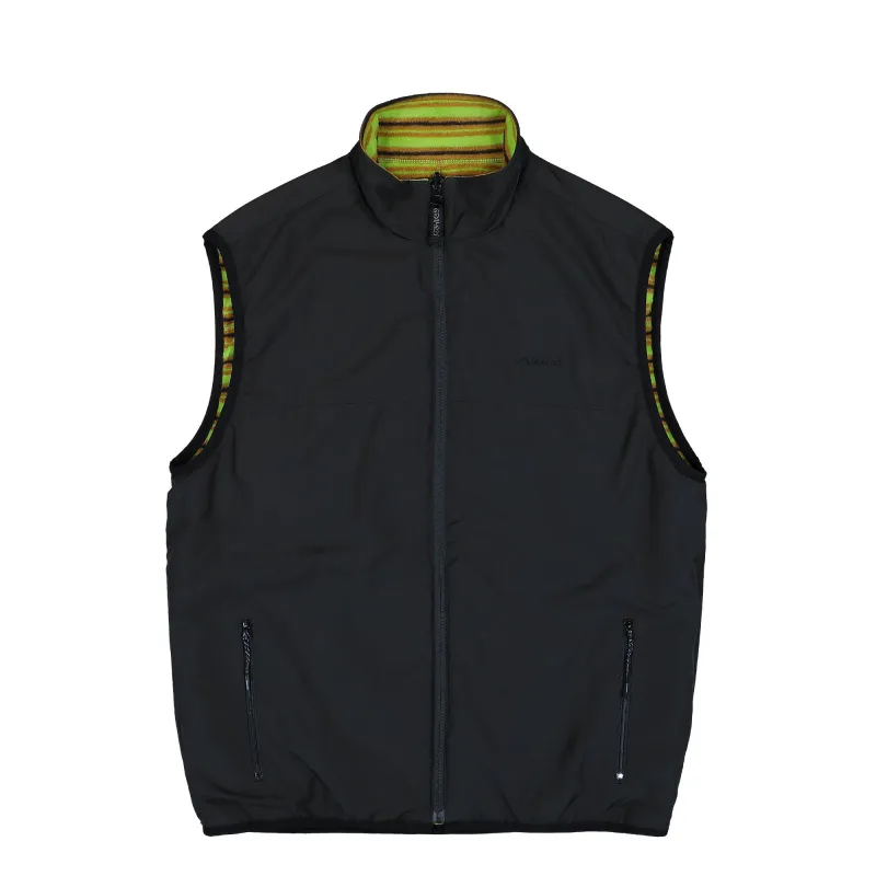 Thermal Fleece Reversible Vest made by Gramicci