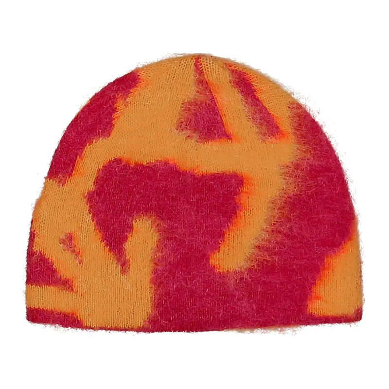 Mohair Burly Runningman Beanie made by Gramicci