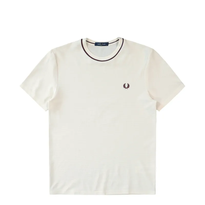 Textured Stripe T-Shirt made by Fred Perry