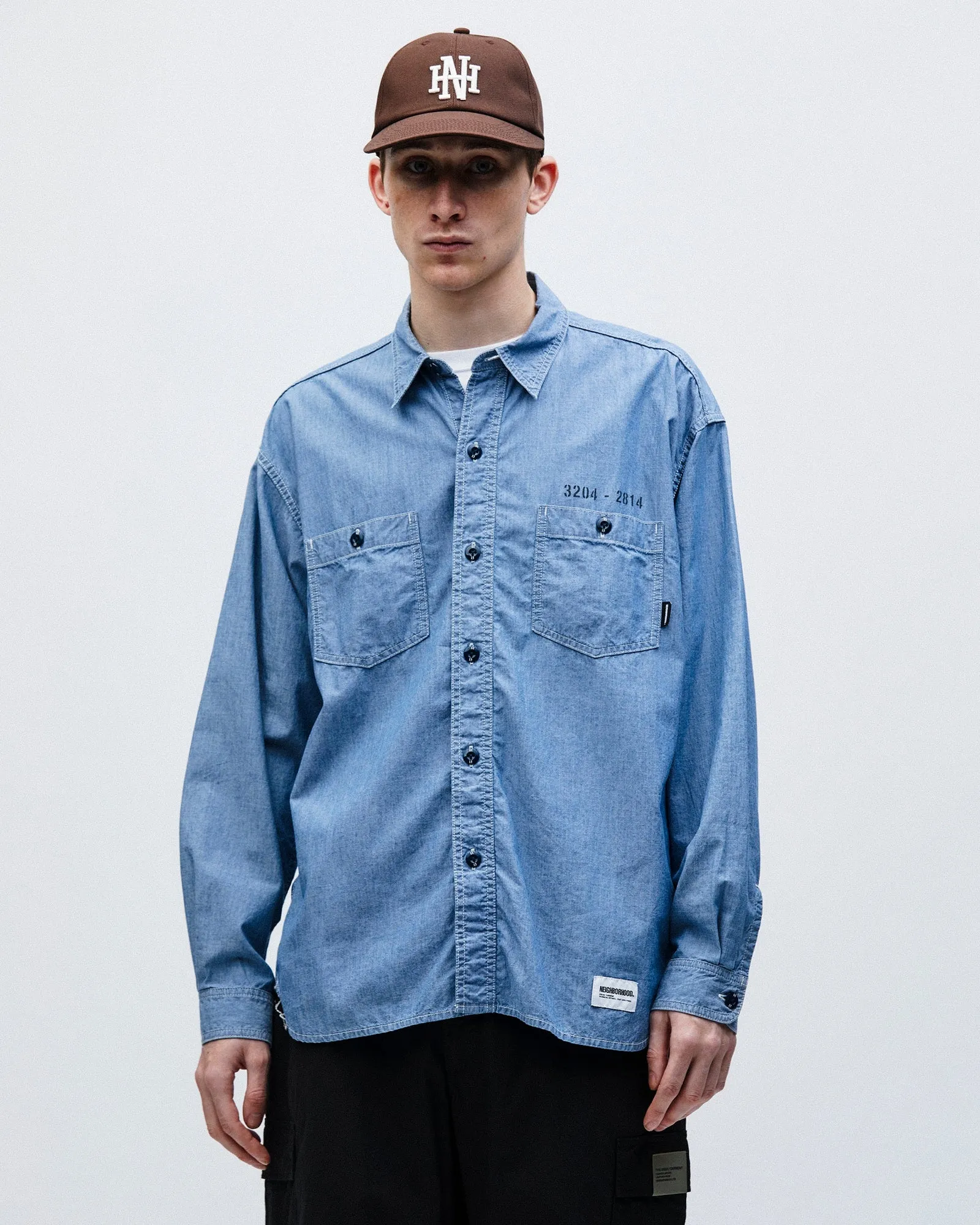 Chambray Shirt LS sold by OVERKILL product image thumbnail 3