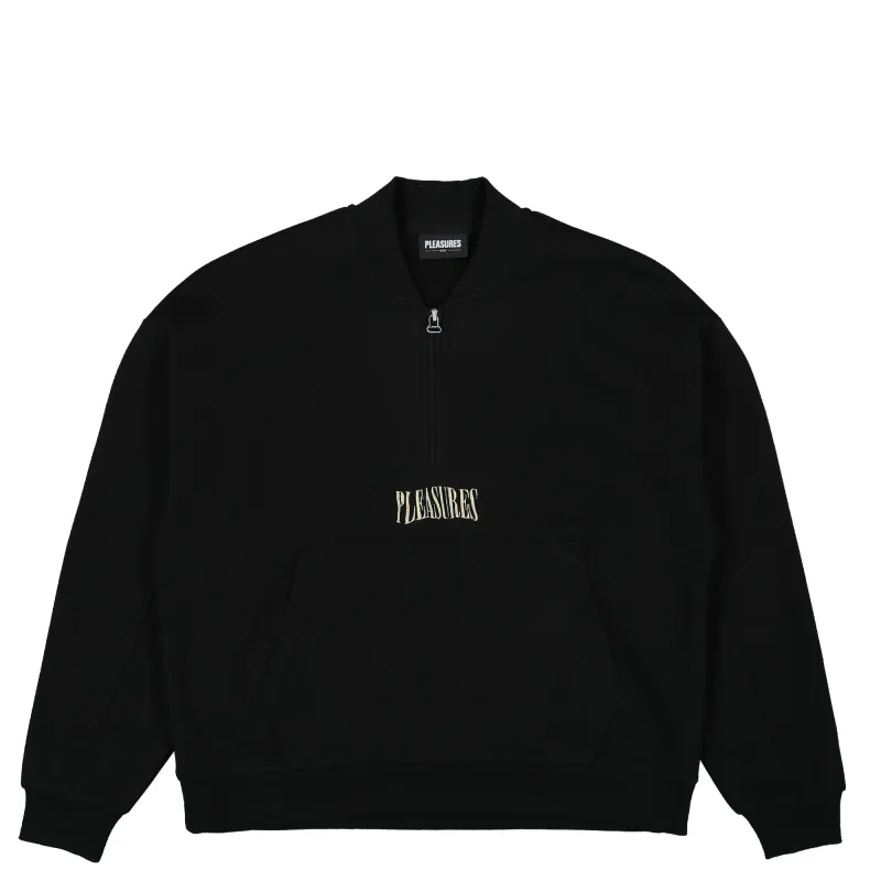 Karat Quarter Zip Fleece Sweater made by Pleasures