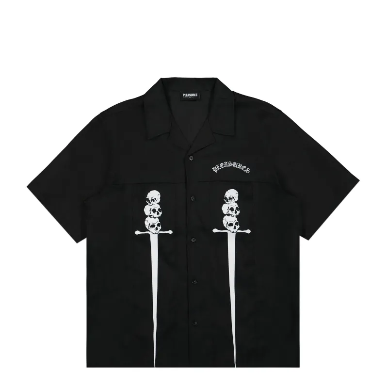 Luster Camp Collar Button Down Shirt sold by OVERKILL