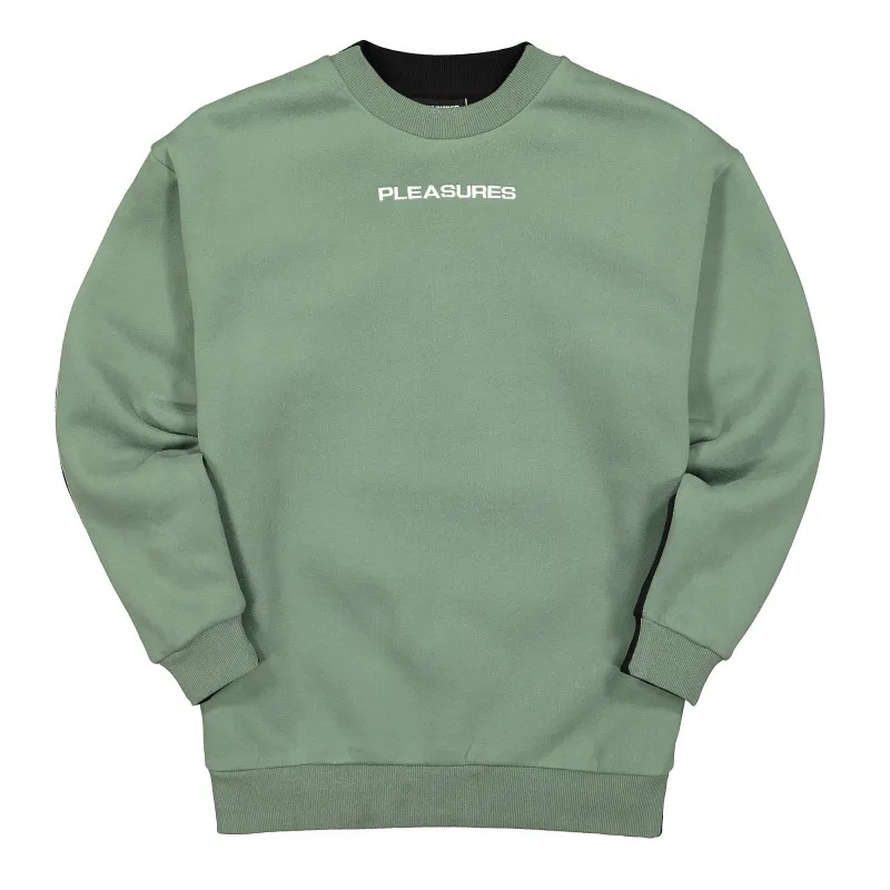 Experience Blocked Crewneck made by Pleasures