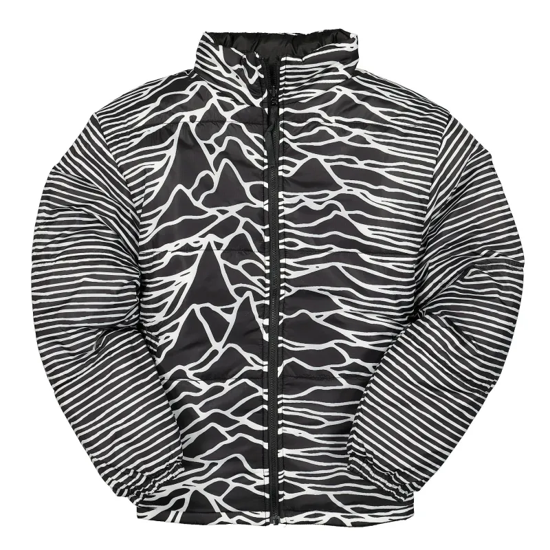 Joy Division x Pleasures Disorder Reversible Puffer Jacket sold by OVERKILL