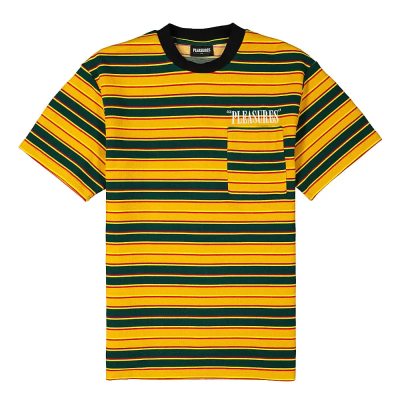 Chainsmoke Stripe SS Shirt made by Pleasures