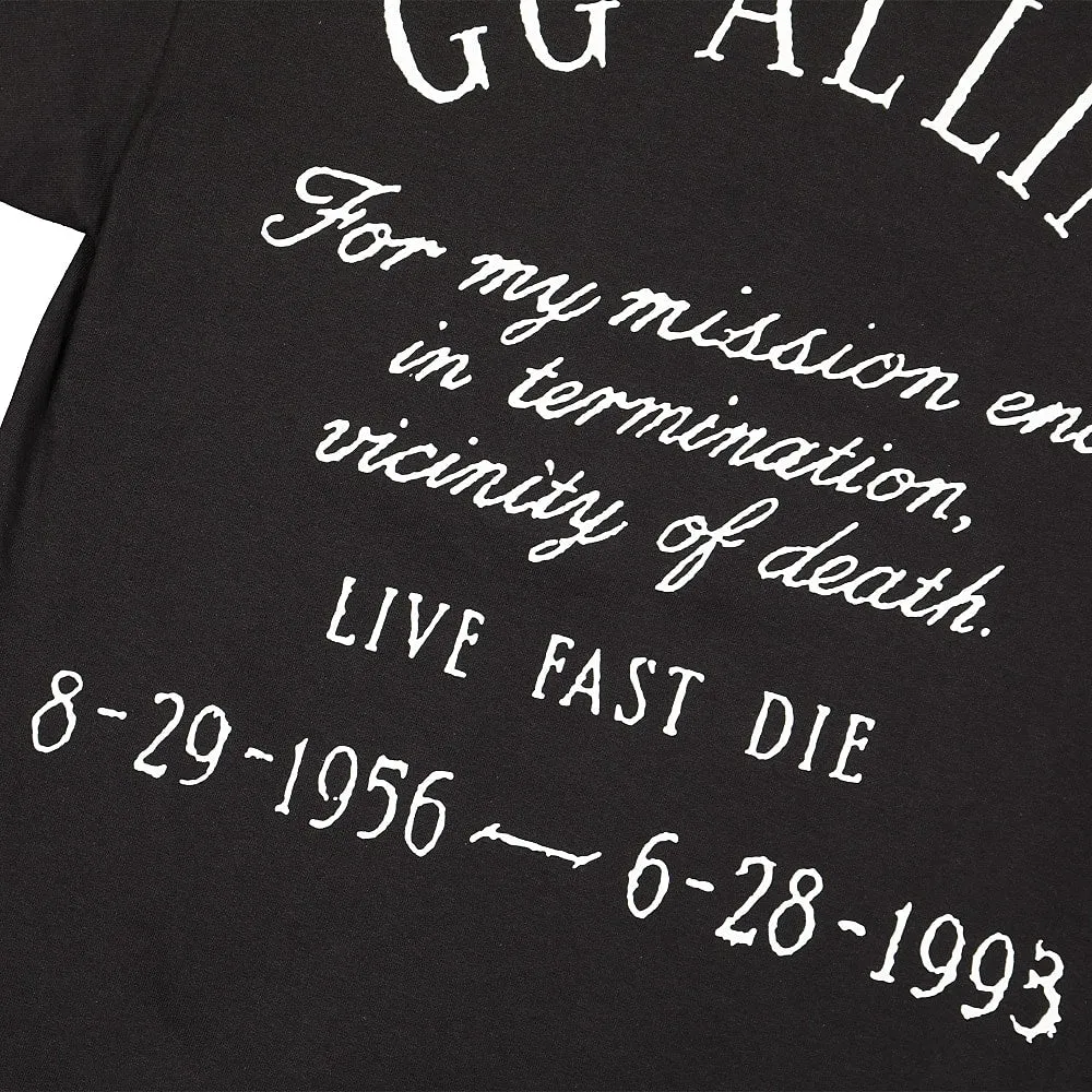 Live Fast Die T-Shirt sold by OVERKILL product image thumbnail 4