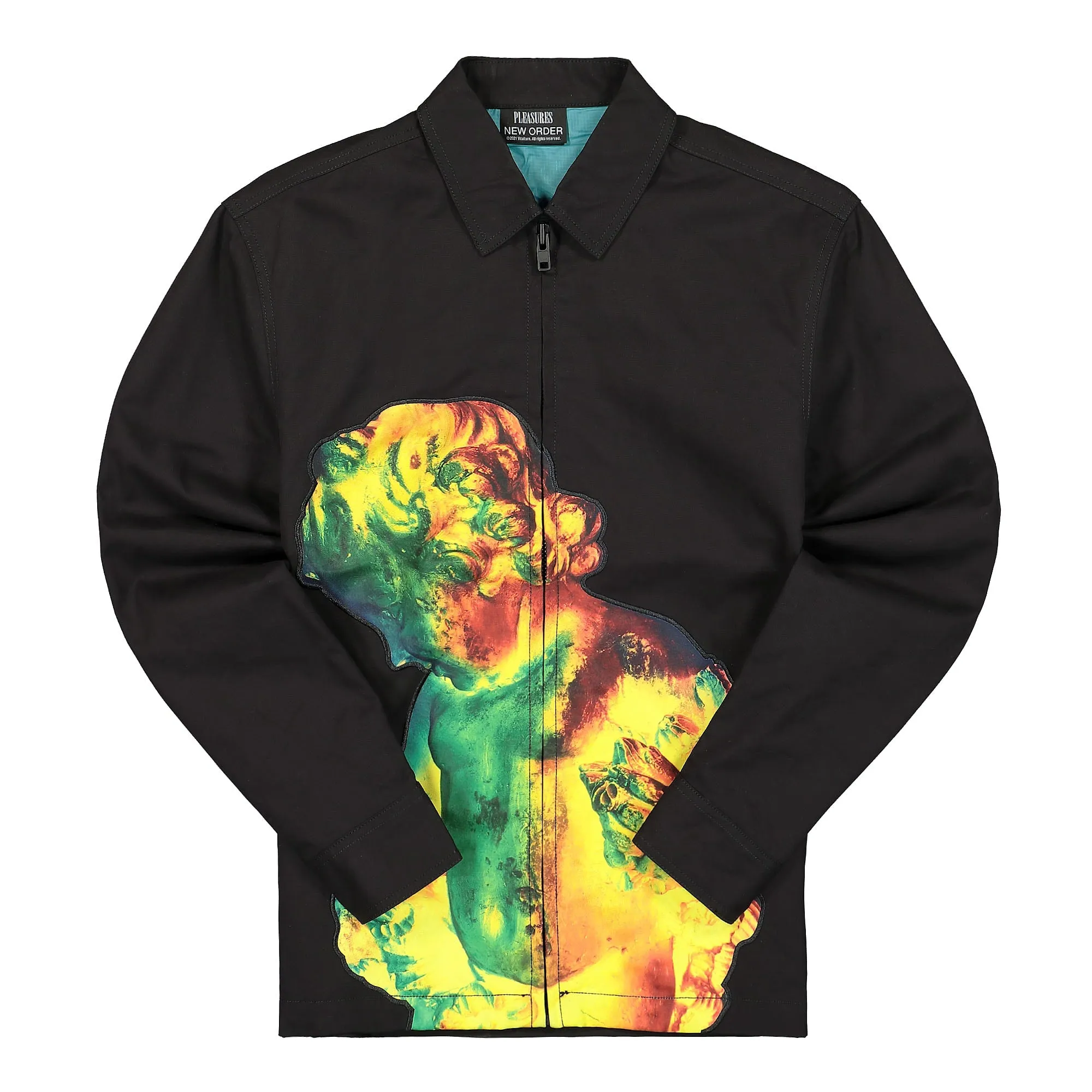 New Order x Pleasures Technique Work Jacket sold by OVERKILL