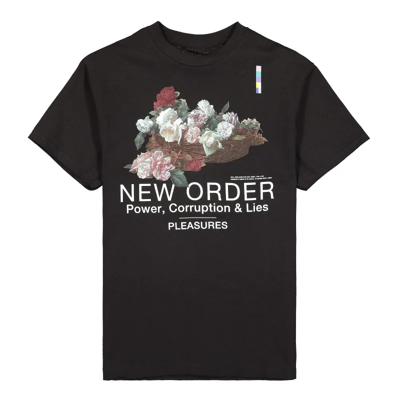 New Order x Pleasures Power T-Shirt made by Pleasures