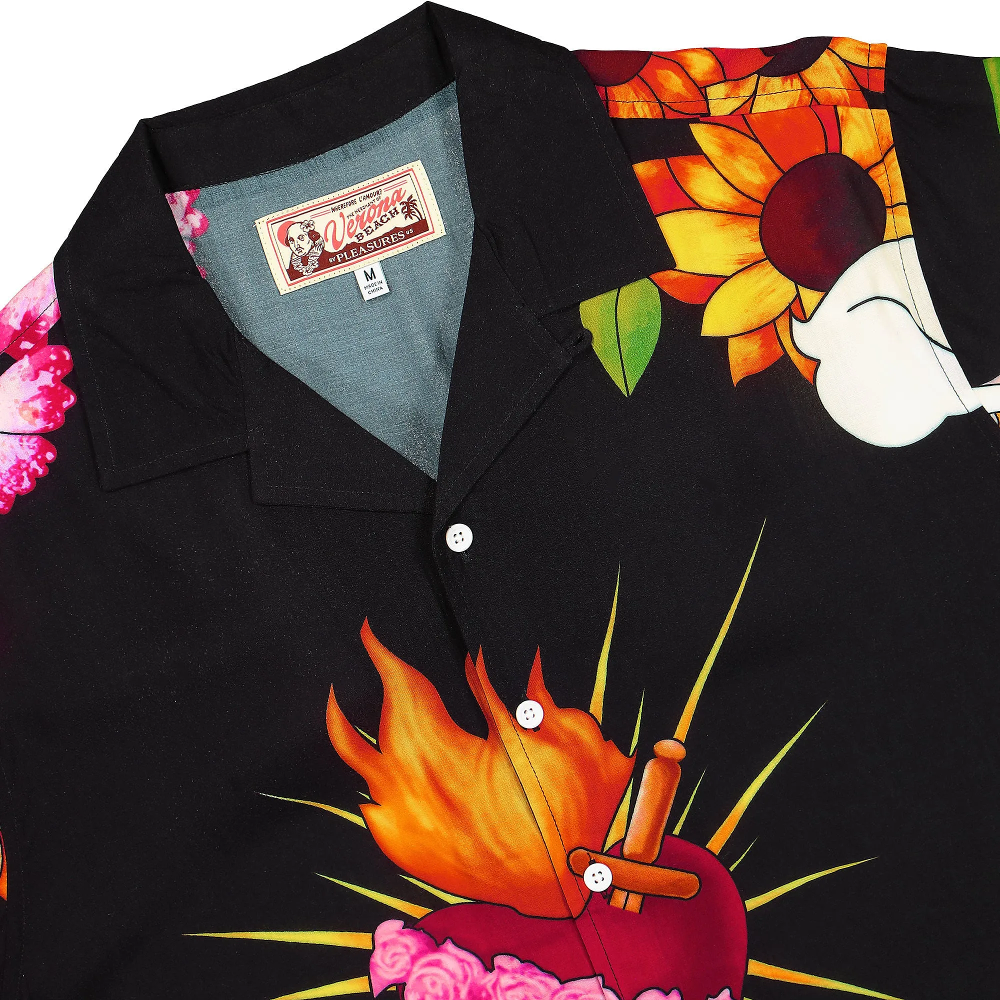 Heart Button Down Shirt sold by OVERKILL product image thumbnail 3