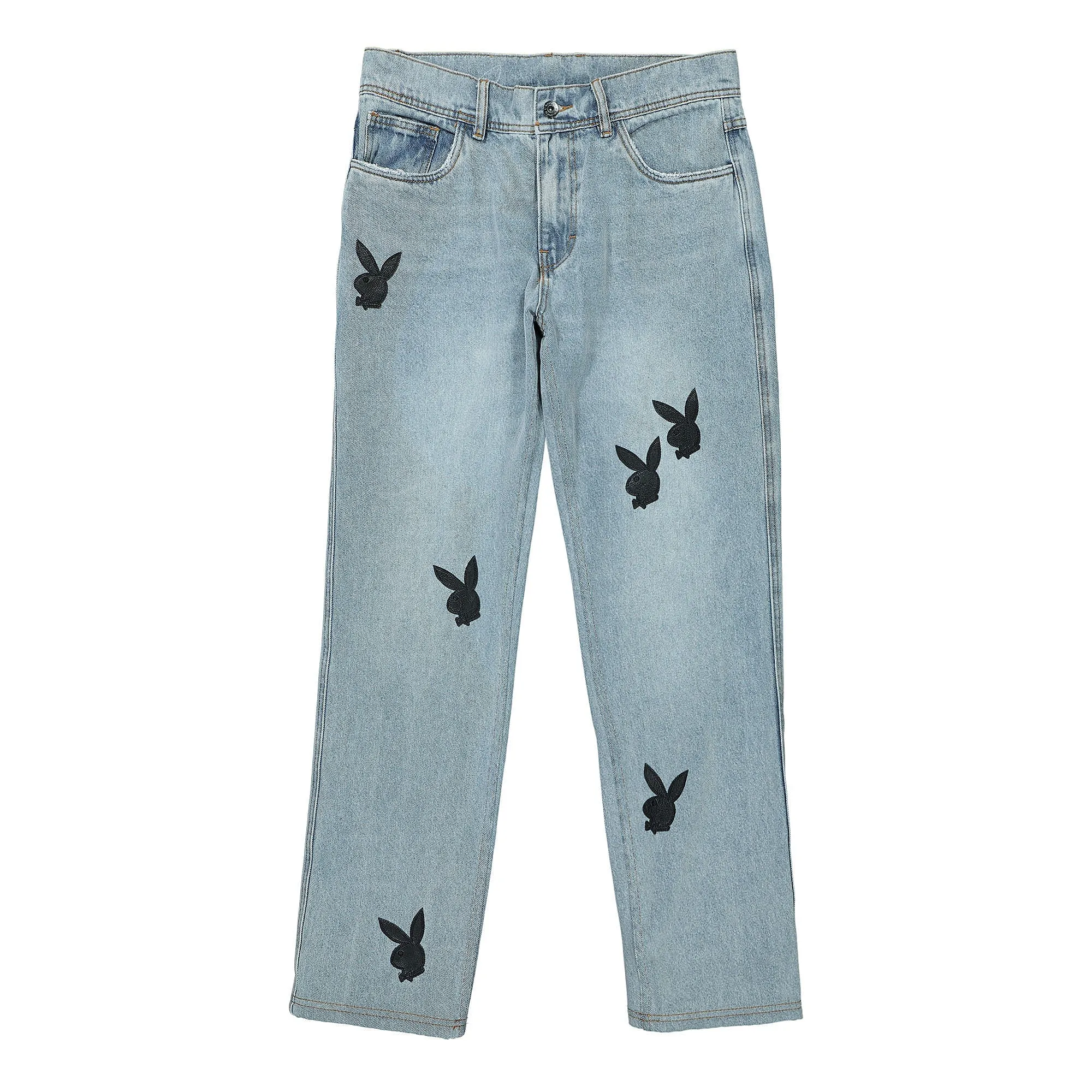 Bunny Applique Denim Jeans sold by OVERKILL