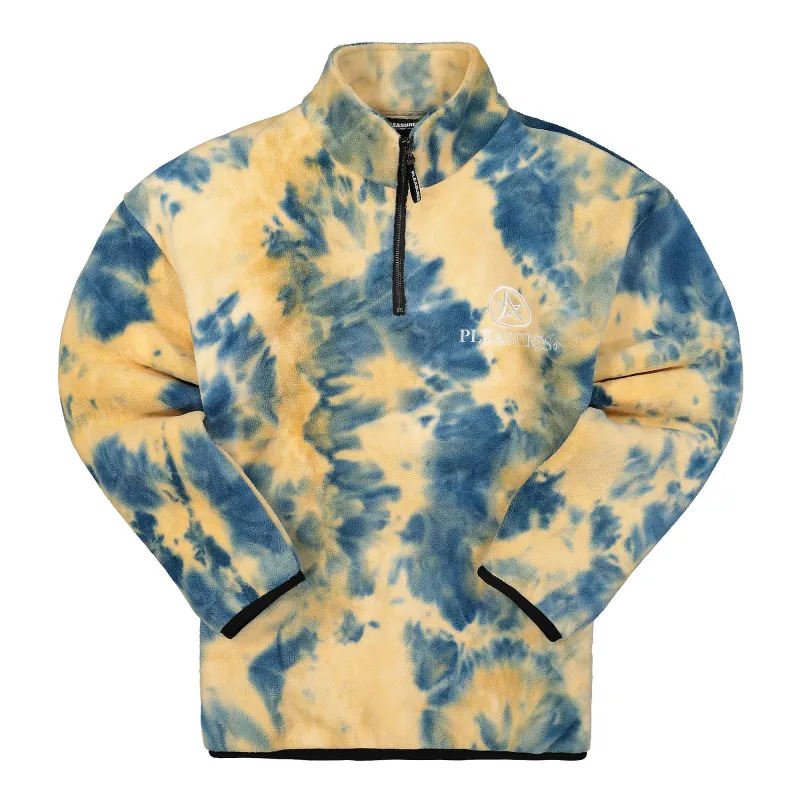 Caffeine Polar Fleece Quarter Zip made by Pleasures