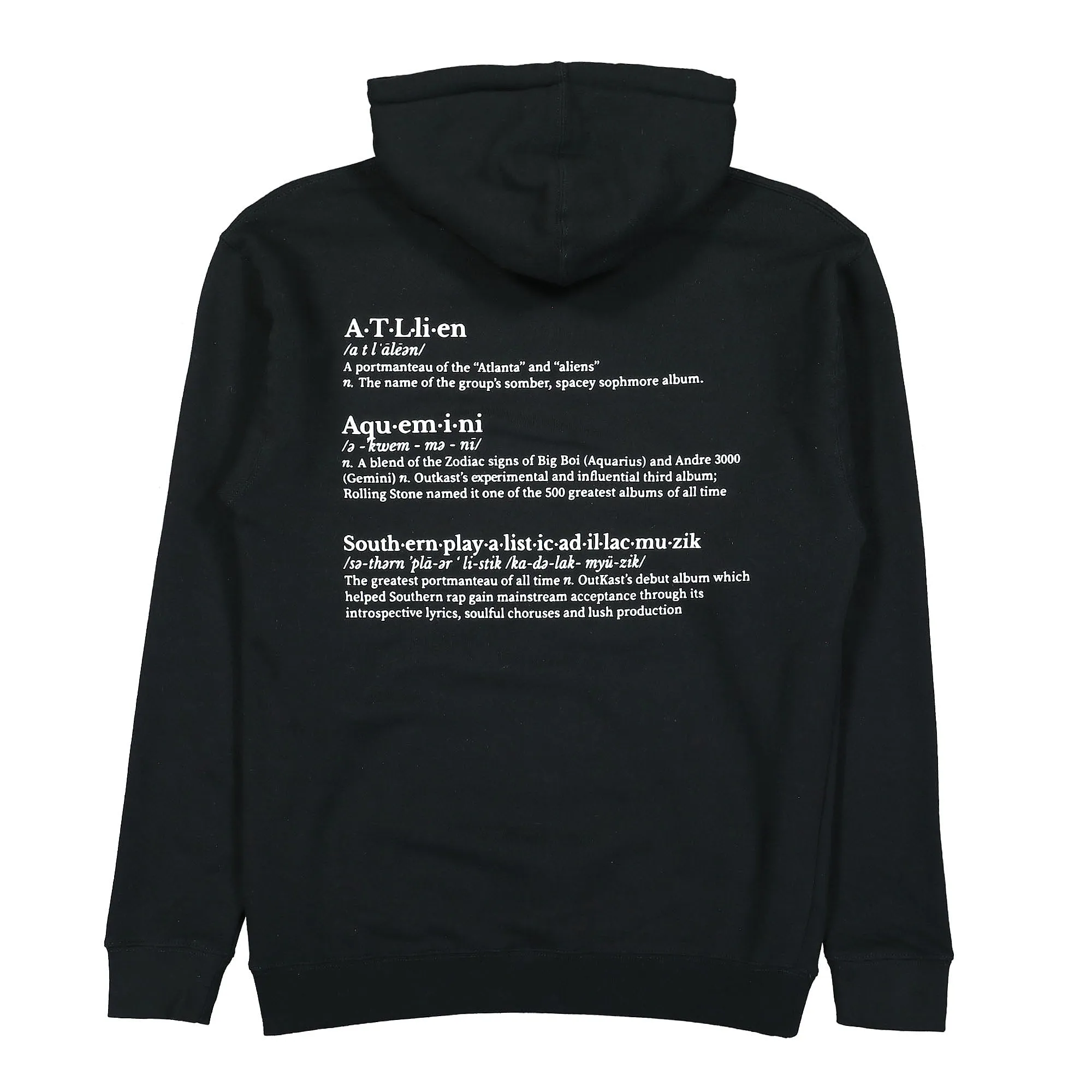 Vocabulary Hoody sold by OVERKILL product image thumbnail 3