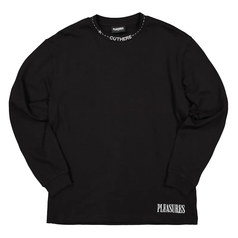 Cut Here Heavyweight L/S Shirt sold by OVERKILL