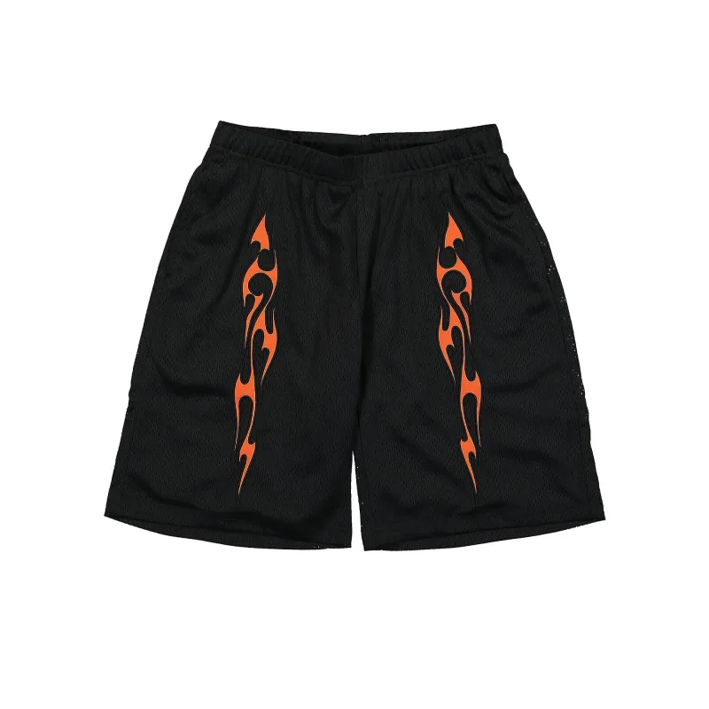 Flame Mesh Shorts sold by OVERKILL