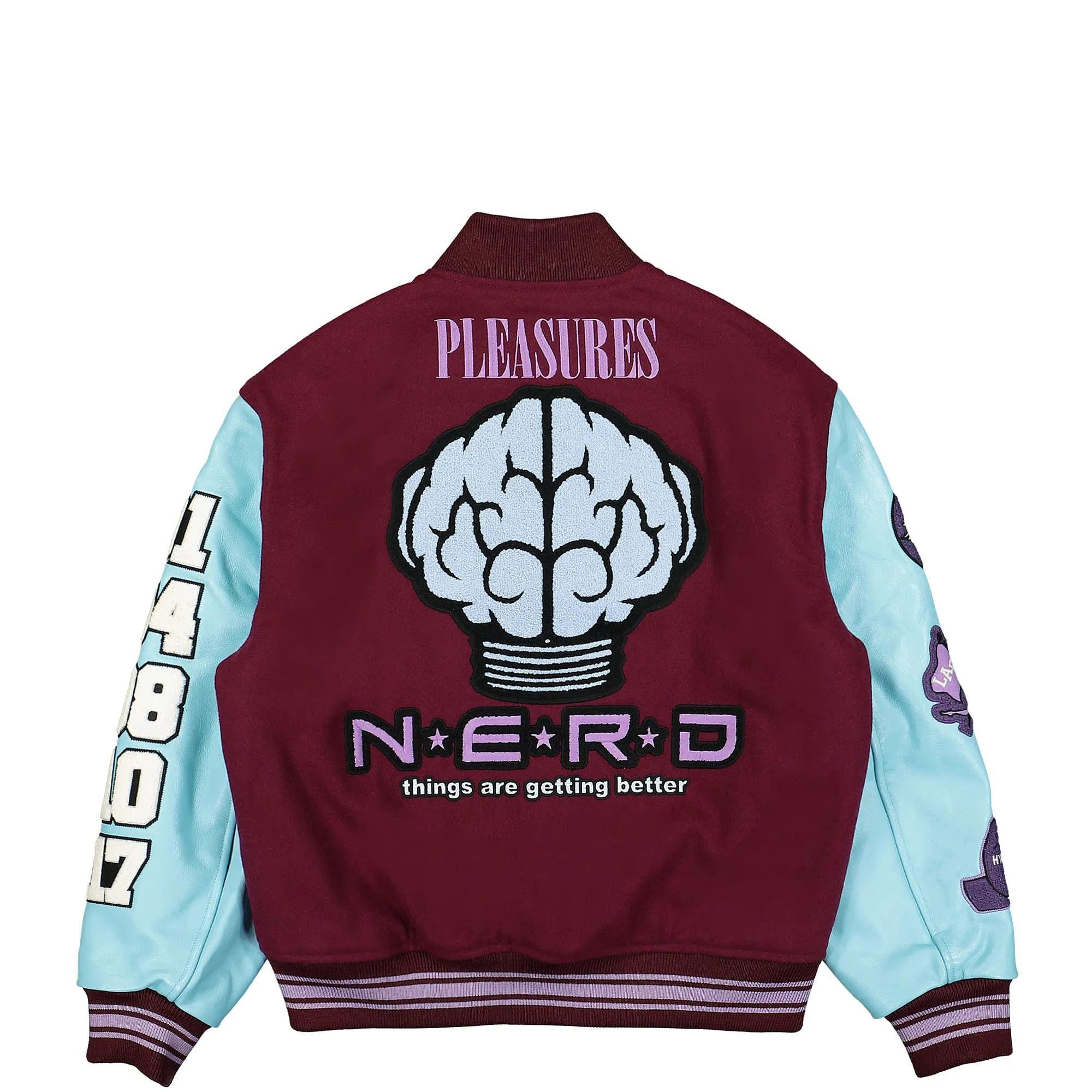 NERD Varsity Jacket sold by OVERKILL product image thumbnail 3