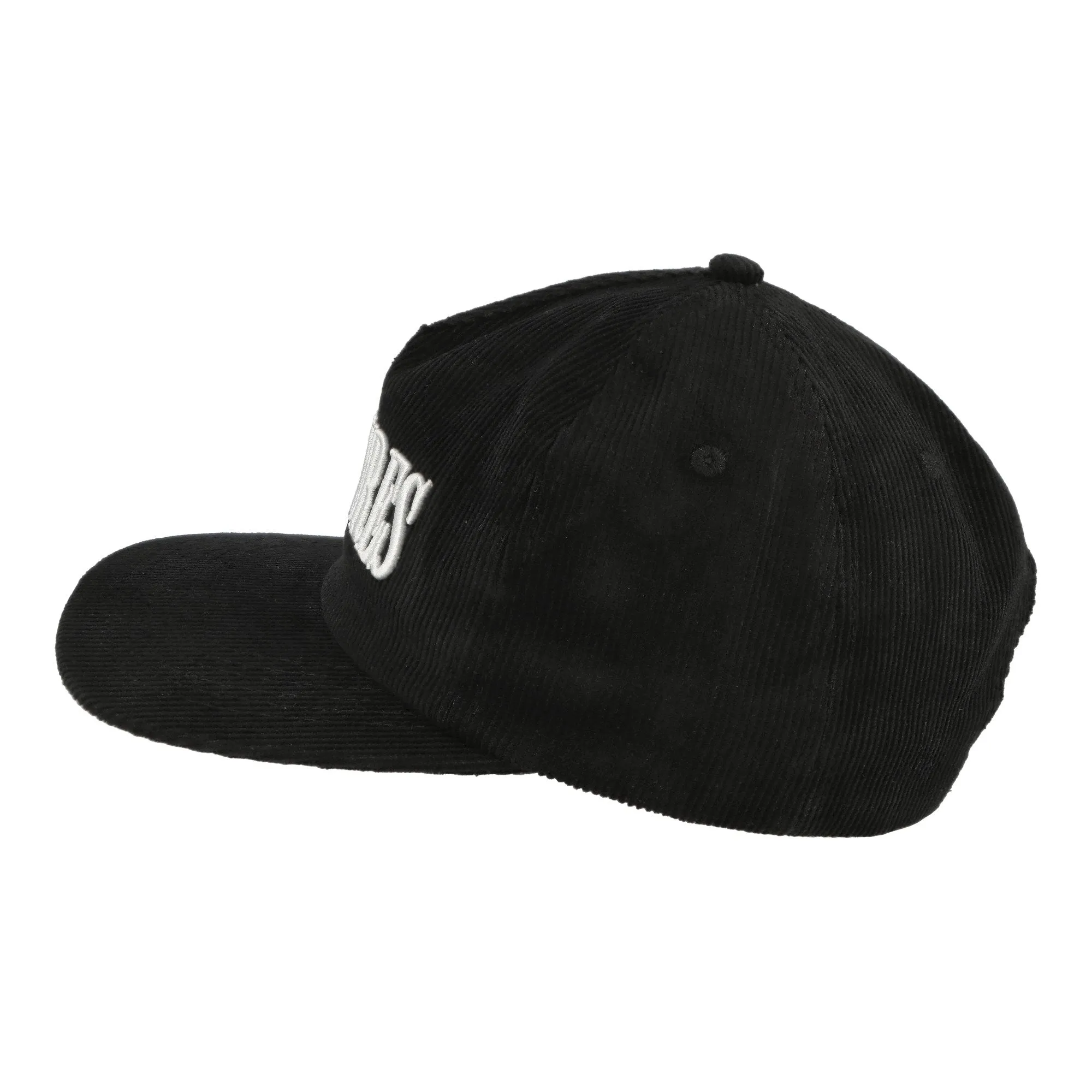 Onyx Corduroy Snapback Cap sold by OVERKILL product image thumbnail 2