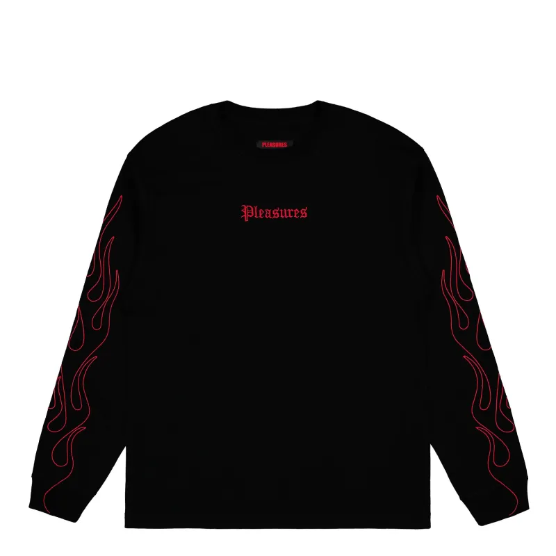 Fiery Heavyweight Longsleeve made by Pleasures