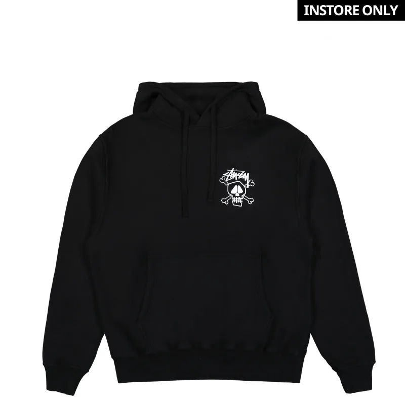 Skull & Bones Pig. Dyed Hoodie sold by OVERKILL