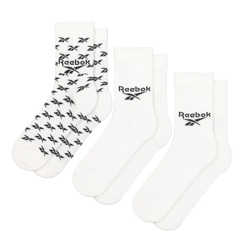 Classic Fold-Over Crew Socks 3PP made by Reebok