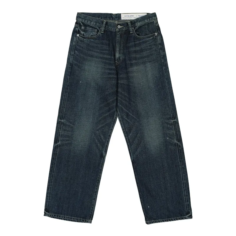 Washed Denim DP Wide Pants sold by OVERKILL