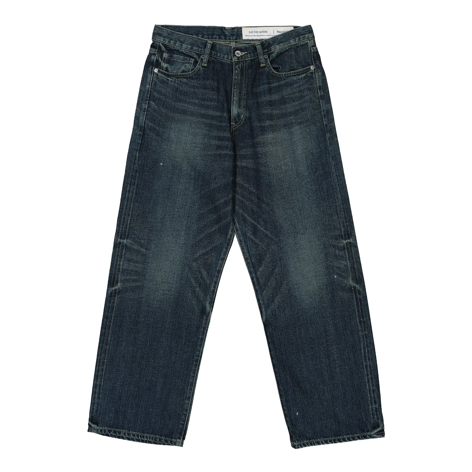 Washed Denim DP Wide Pants sold by OVERKILL