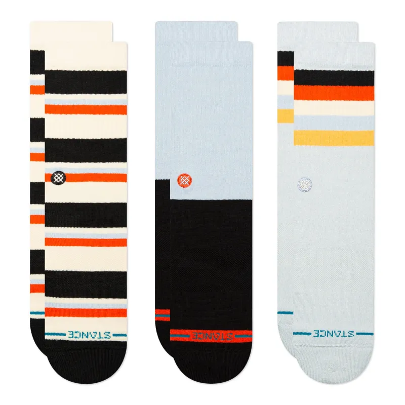 Weekly Grind Crew 3 Pack Socks made by Stance
