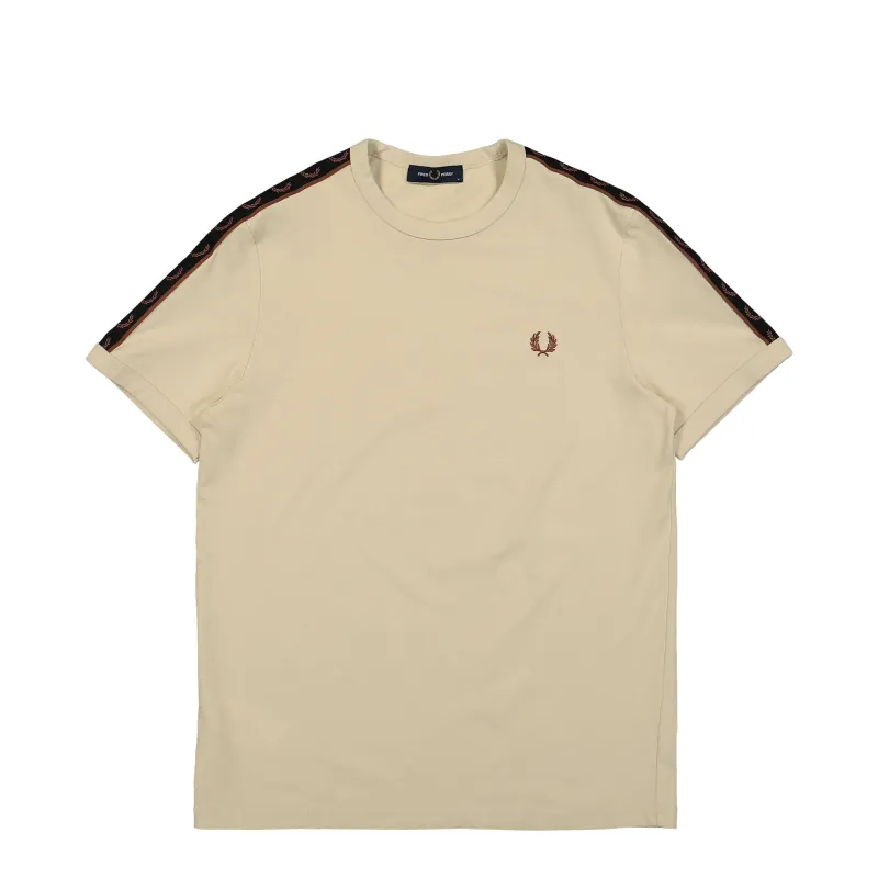 Contrast Tape Ringer T-Shirt made by Fred Perry