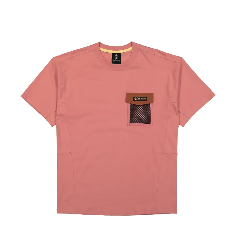 Painted Peak Knit SS Top made by Columbia