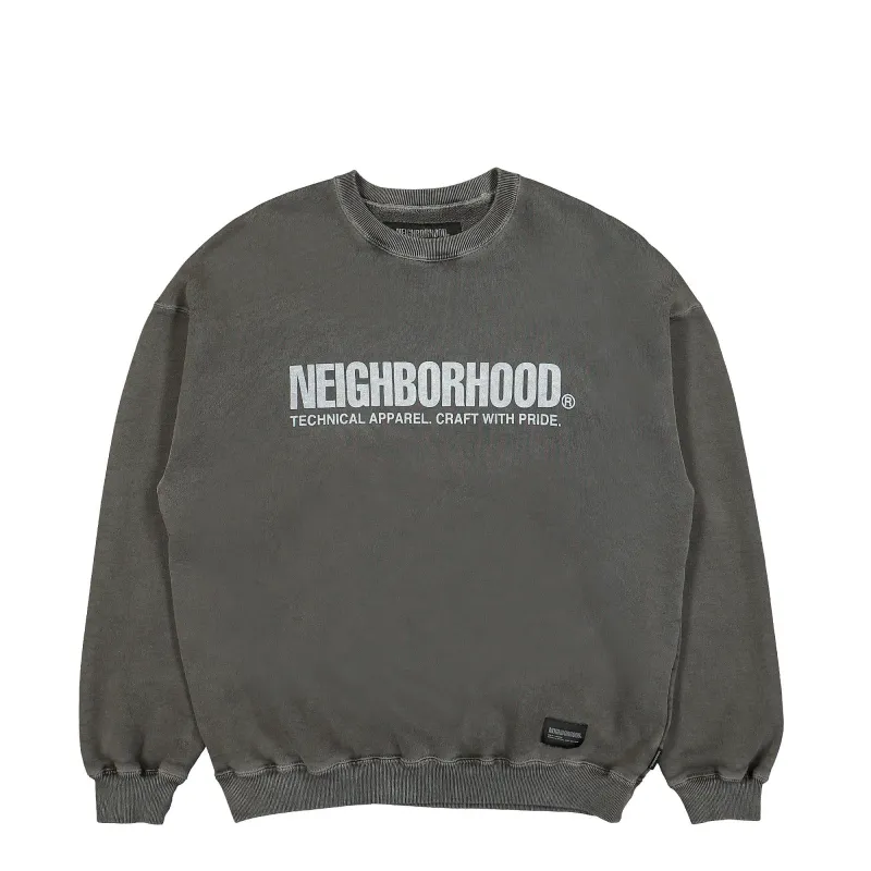 Pigment Dyed LS Sweatshirt made by OVERKILL