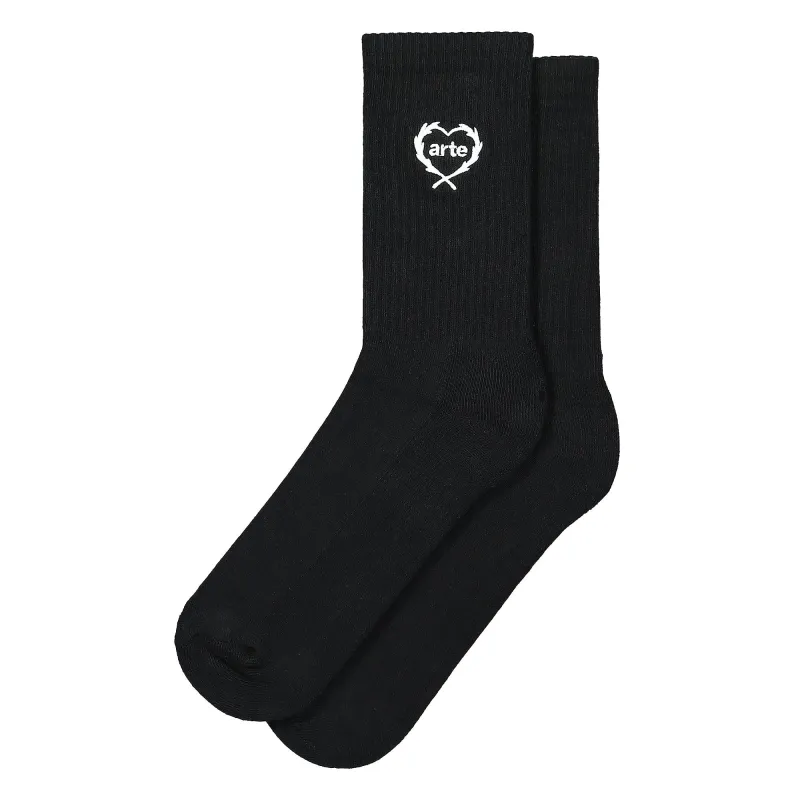 Arte Small Heart Socks made by OVERKILL