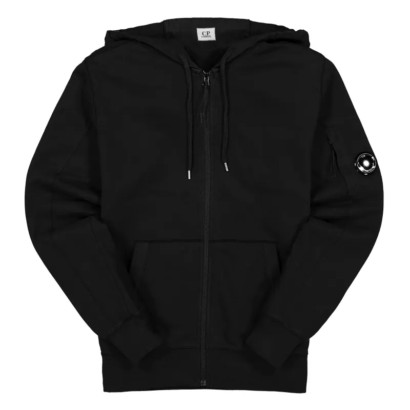 Light Fleece Zipped Hoodie made by C.P. Company