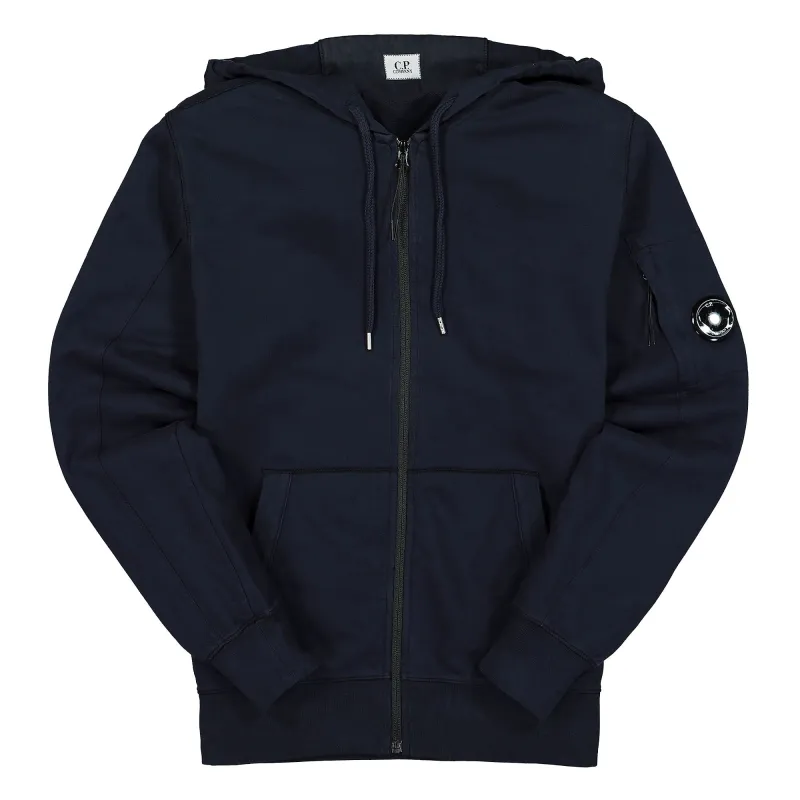 Light Fleece Zipped Hoodie made by C.P. Company