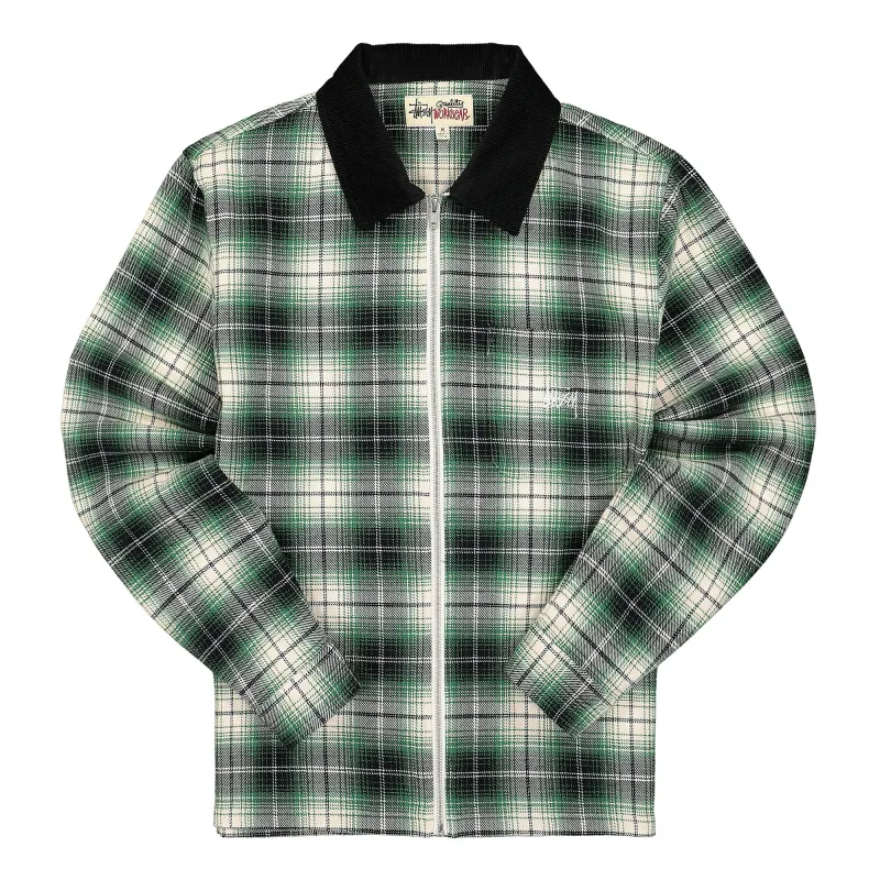 Frank Plaid Zip LS Shirt sold by OVERKILL