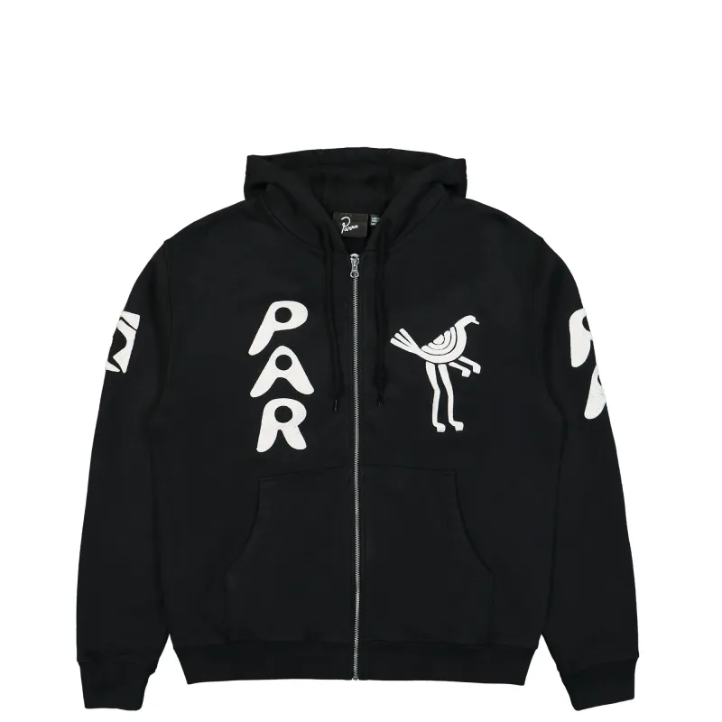 Zipped Pigeon Zip Hooded Sweatshirt made by by Parra