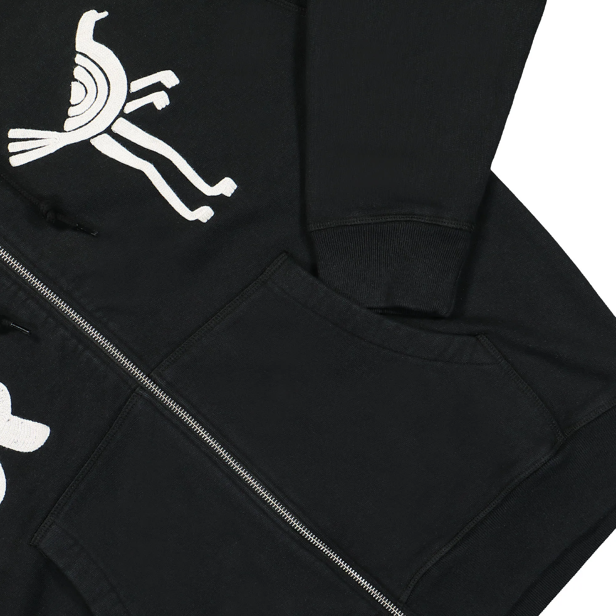 Zipped Pigeon Zip Hooded Sweatshirt sold by OVERKILL product image thumbnail 4