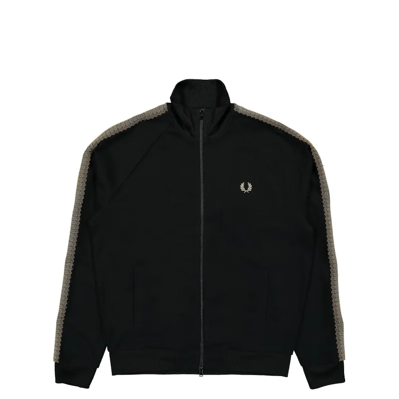 Crochet Taped Track Jacket made by Fred Perry