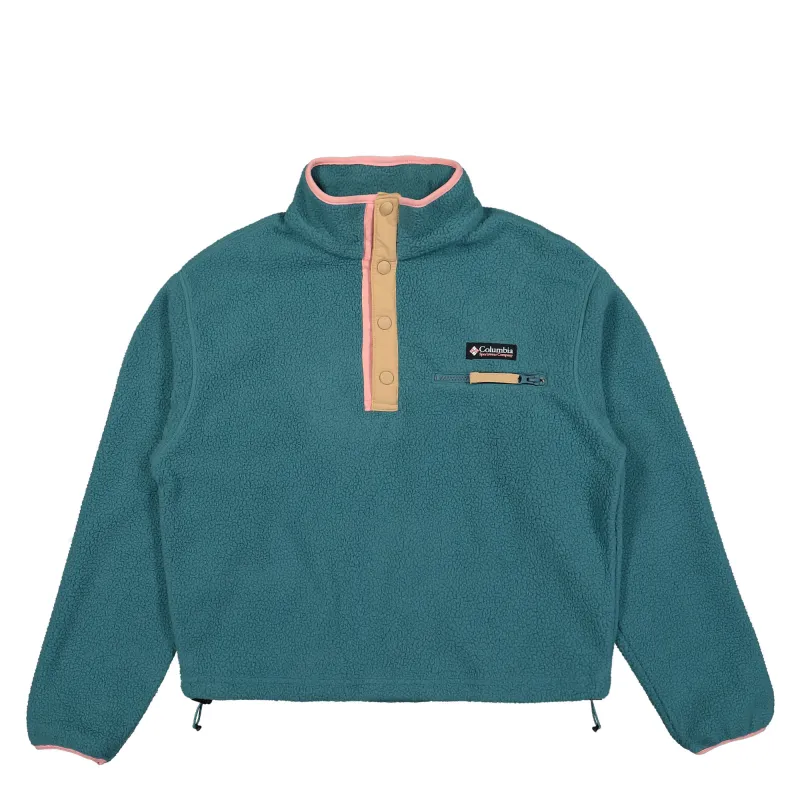 W Helvetia Cropped Half Snap Fleece made by Columbia