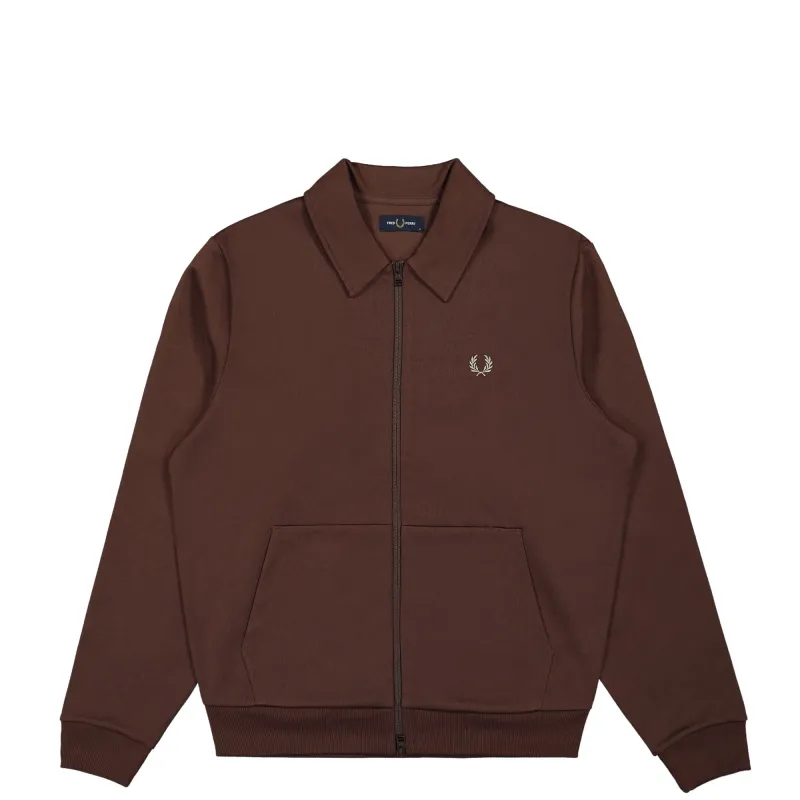 Tape Detail Collared Track Jacket made by Fred Perry