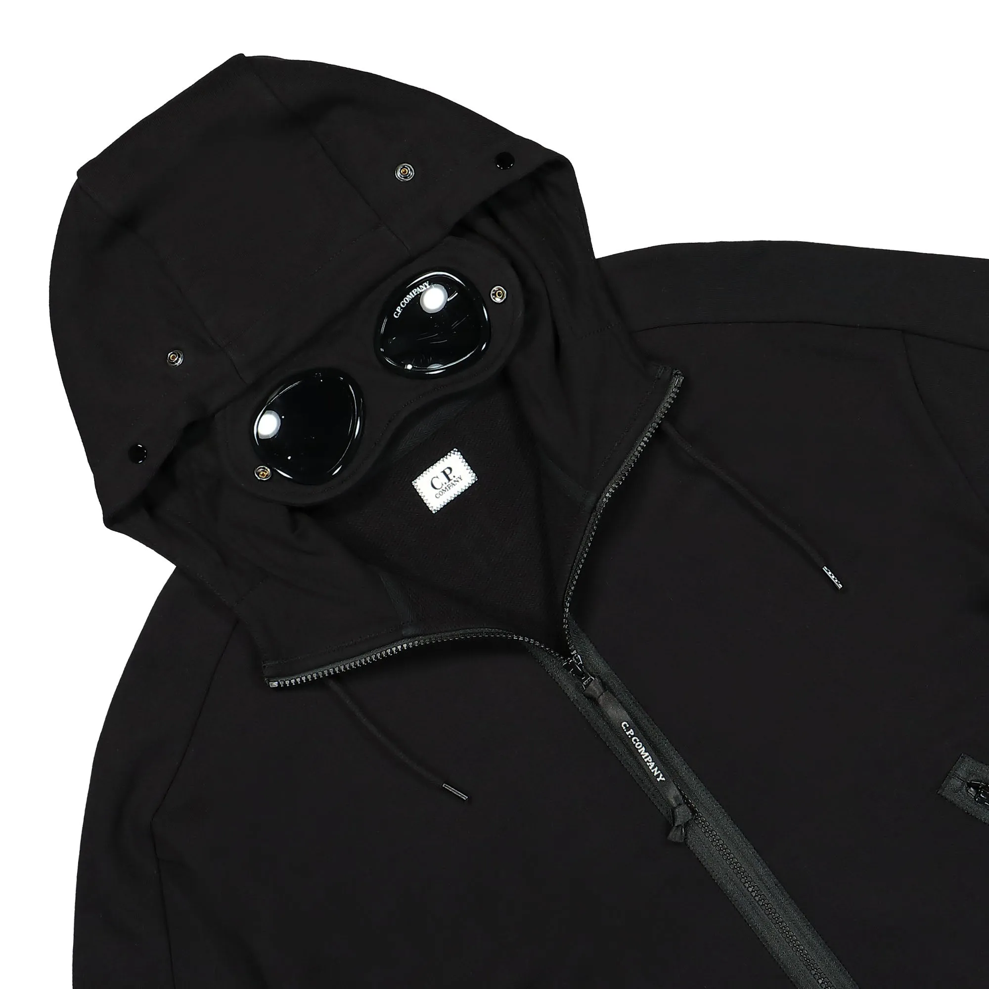 Diagonal Raised Fleece Goggle Zipped Hoodie sold by OVERKILL product image thumbnail 3