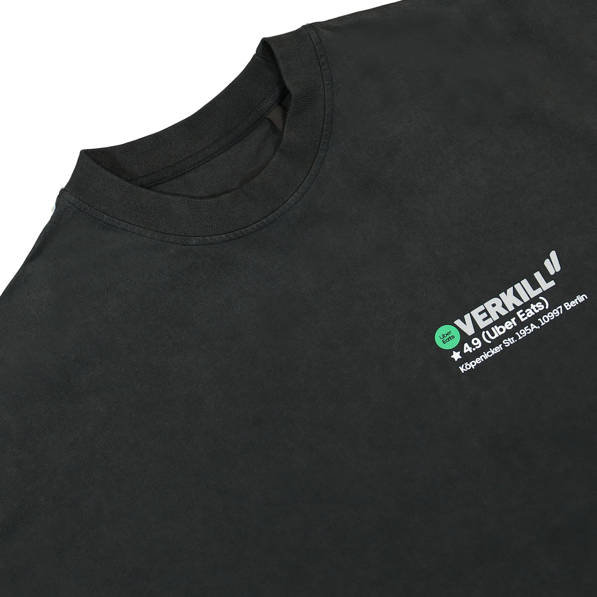 Uber Eats Delivery Map Tee sold by OVERKILL product image thumbnail 2