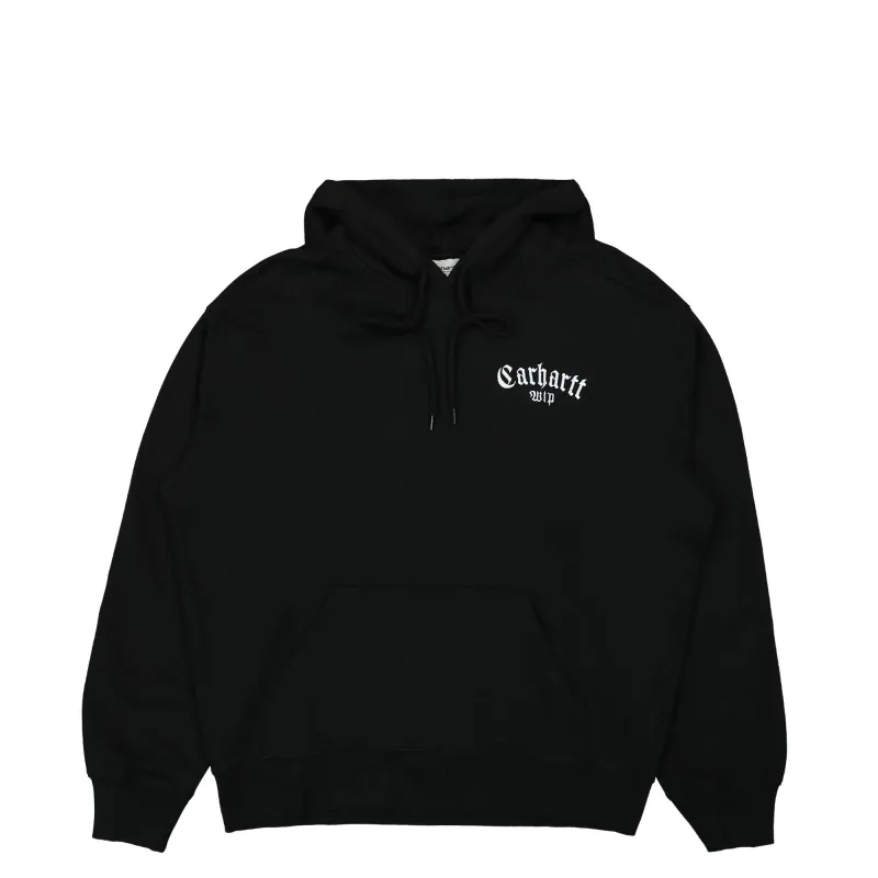 Hooded Onyx Script Sweat sold by OVERKILL