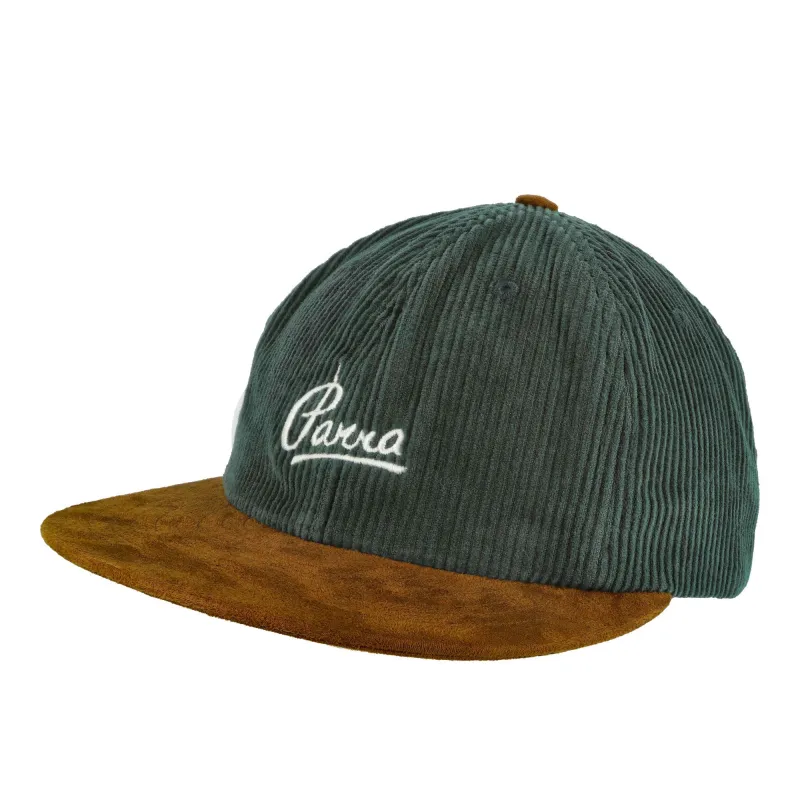 Painters Script Corduroy 6 Panel Hat made by by Parra