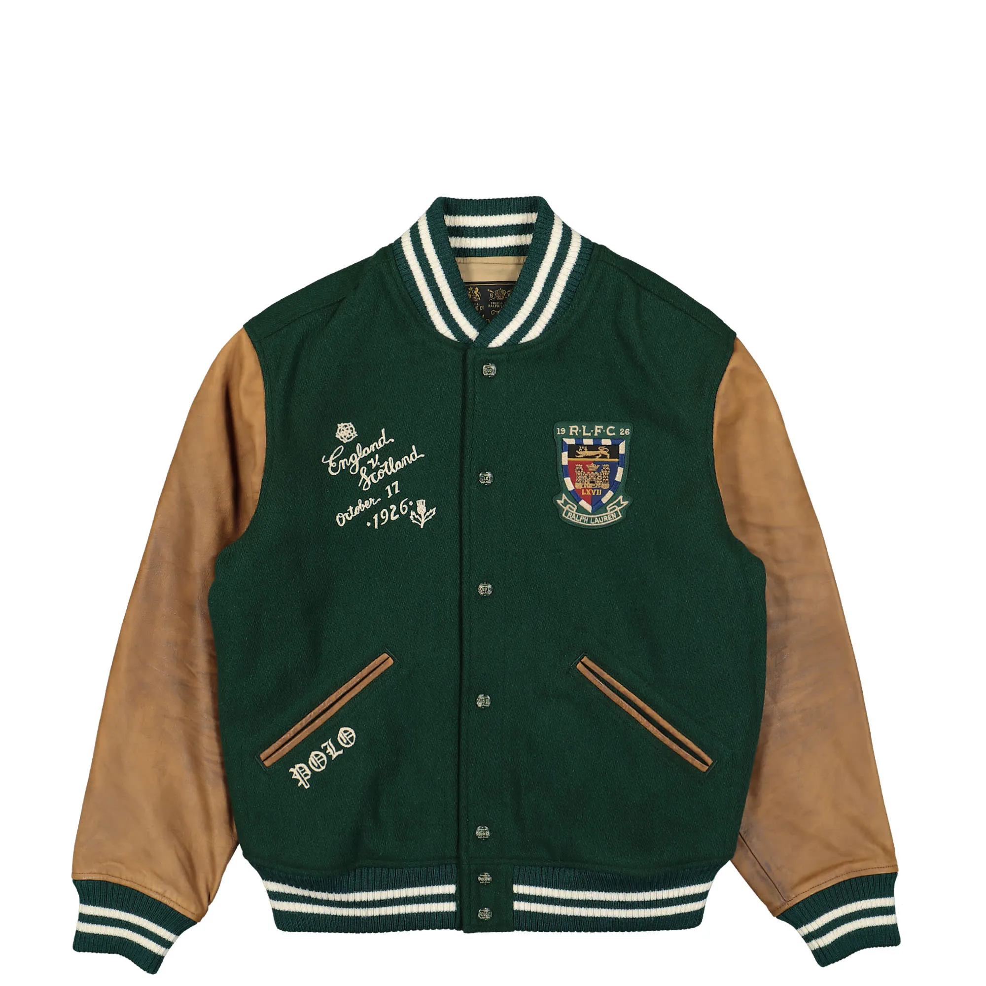 Varsity Lined Bomber Jacket sold by OVERKILL