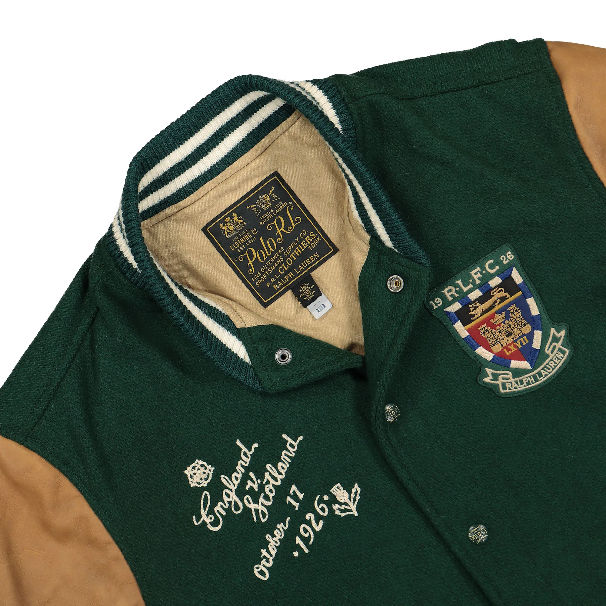 Varsity Lined Bomber Jacket sold by OVERKILL product image thumbnail 2