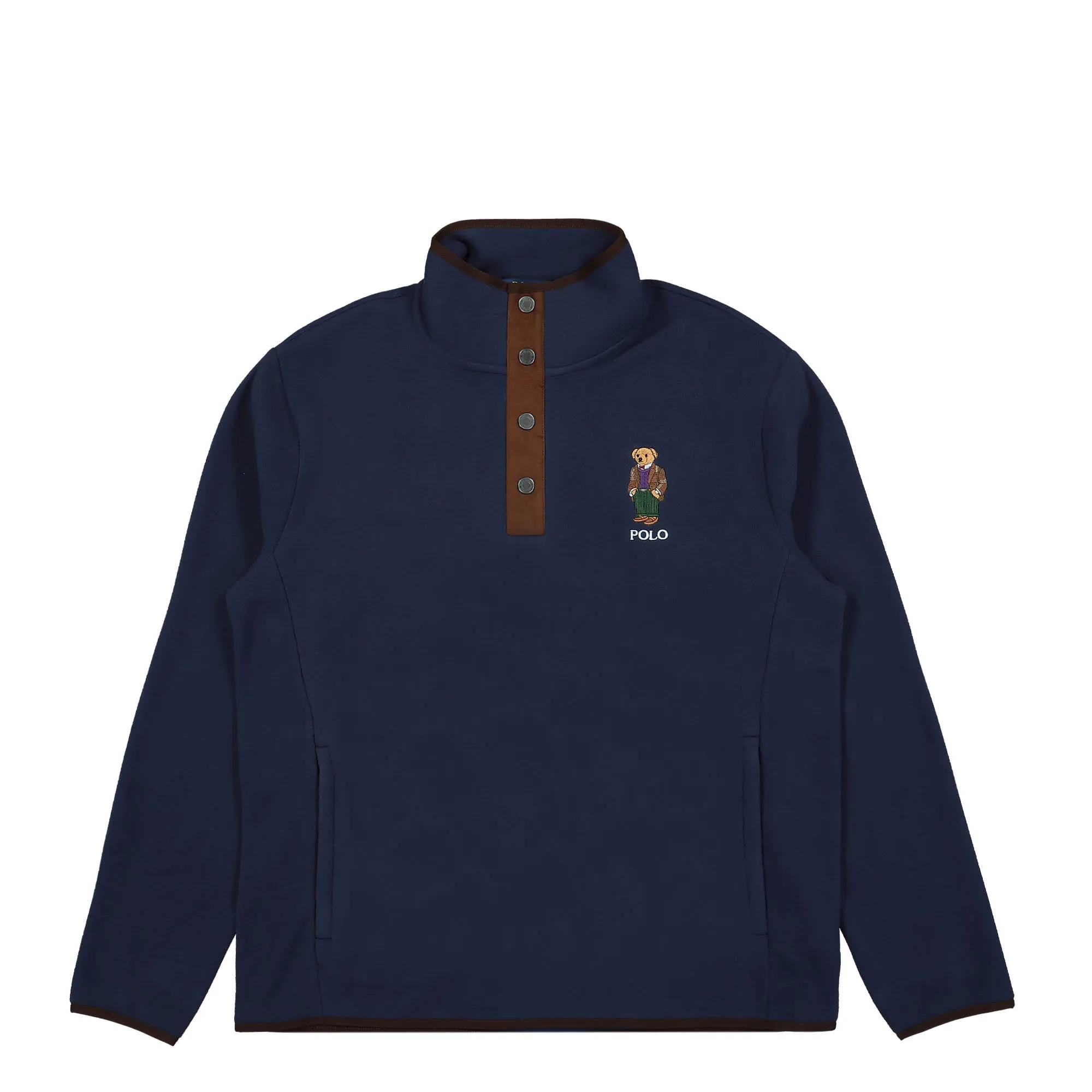 Long Sleeve Polo Bear Fleece Sweatshirt sold by OVERKILL