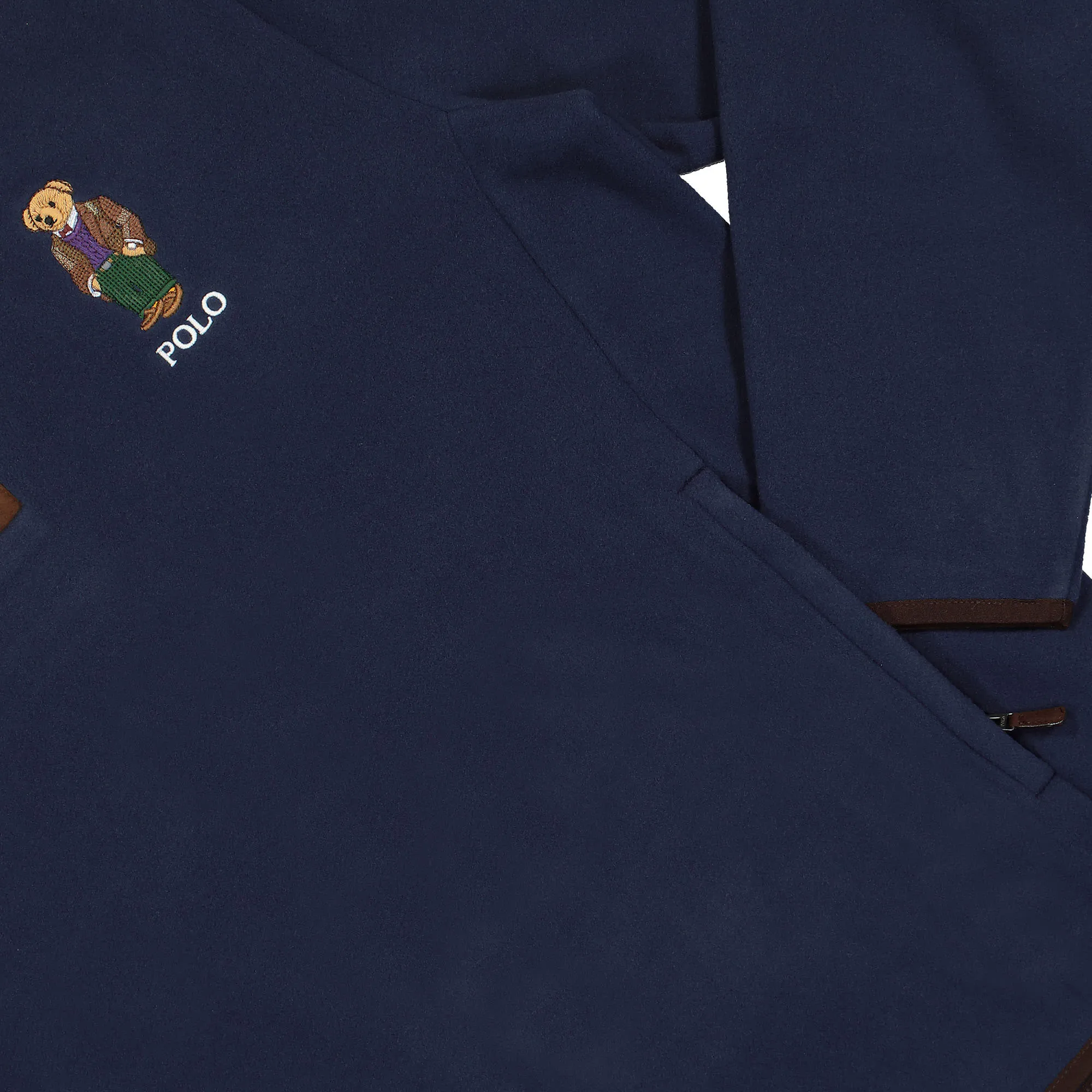 Long Sleeve Polo Bear Fleece Sweatshirt sold by OVERKILL product image thumbnail 4
