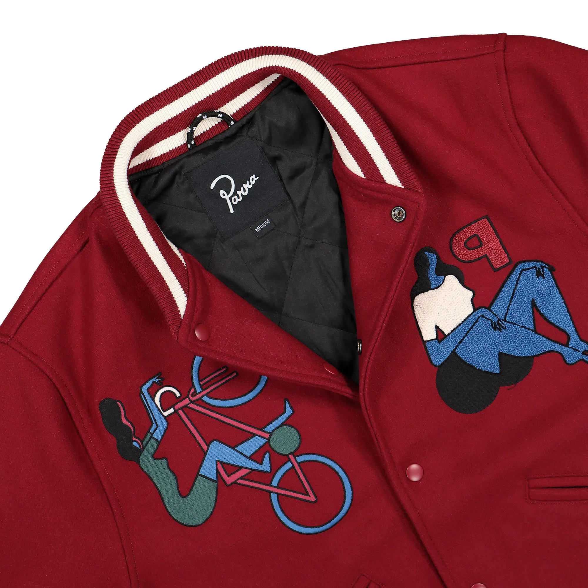 Run Sit & Bike Varsity Jacket sold by OVERKILL product image thumbnail 2