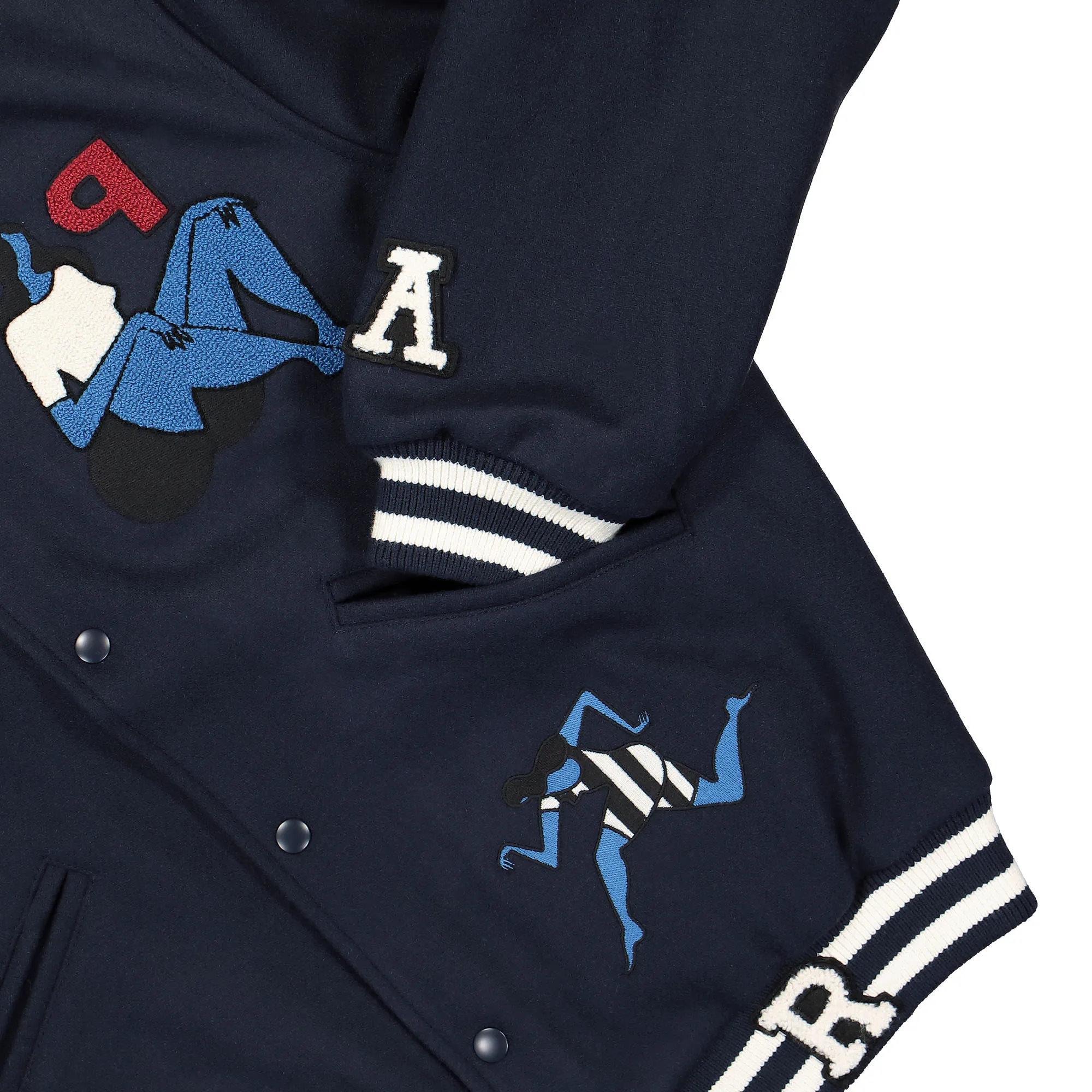 Run Sit & Bike Varsity Jacket sold by OVERKILL product image thumbnail 4